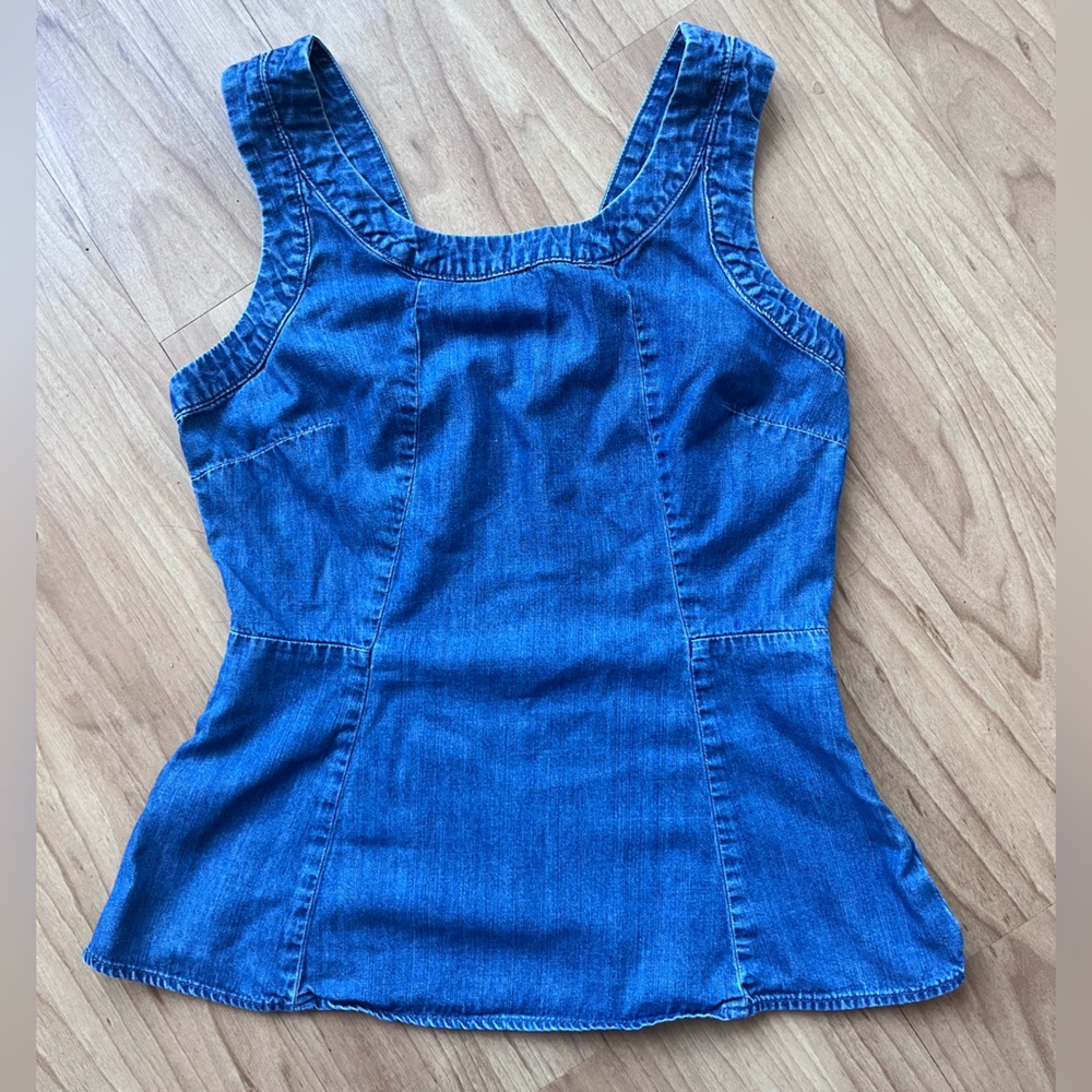 Banana Republic Indigo Denim Top